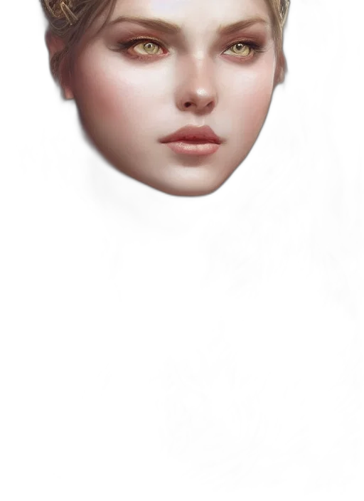 face, mask, crown, jewelry, photorealistic, 3d render, oil painting, concept art transparent PNG cut-out
