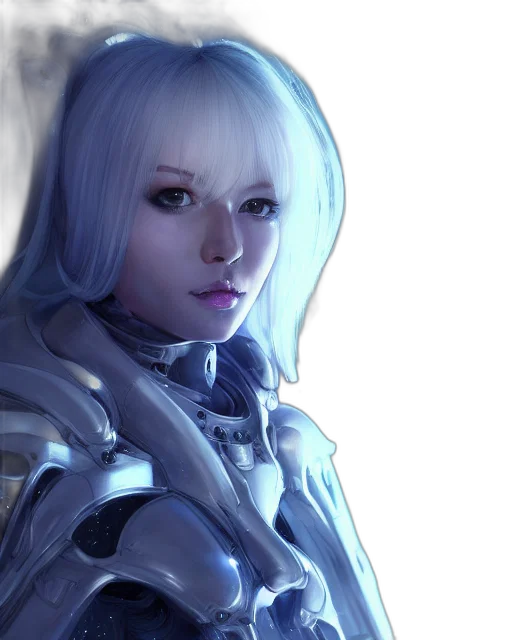 robot, face, fantasy art, concept art transparent PNG cut-out
