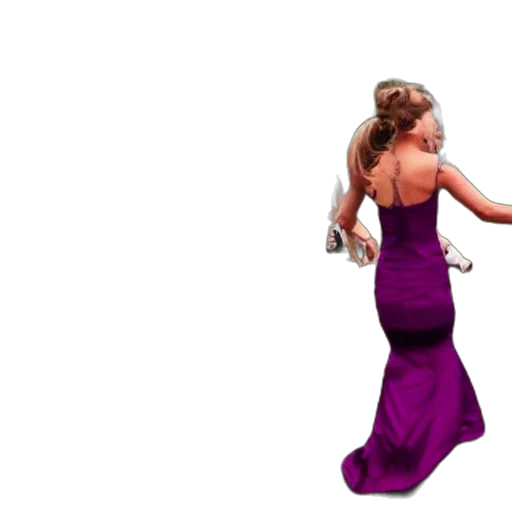 dress, hair, concept art, 3d render transparent PNG cut-out