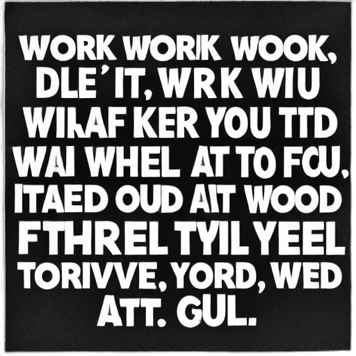 work, until, die, soul, will, fry, sigh, flexing transparent PNG cut-out