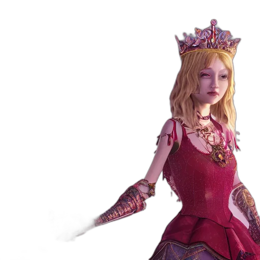 crown, sword, staff, 3d render transparent PNG cut-out