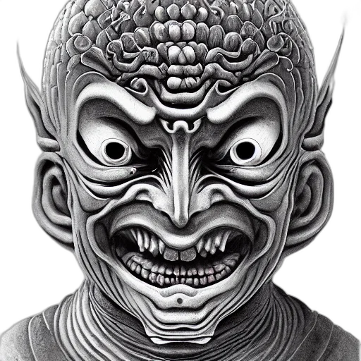 mask, face, creature, staff transparent PNG cut-out