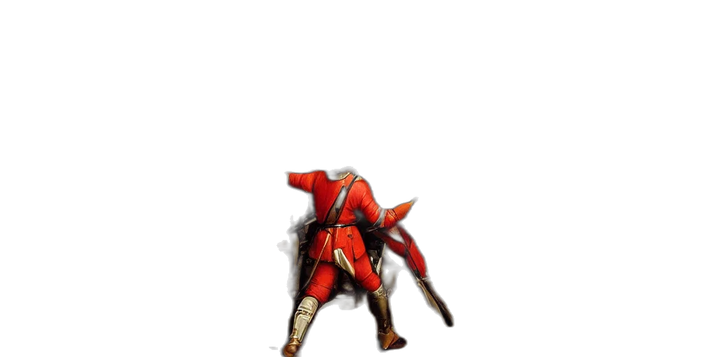 weapon, sword, staff, jacket transparent PNG cut-out