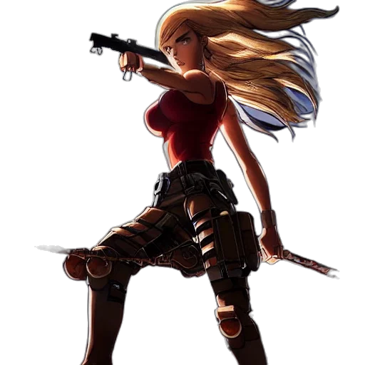 weapon, concept art, comic book art, fantasy art, pixel art, instagram, scarlett, johansson transparent PNG cut-out