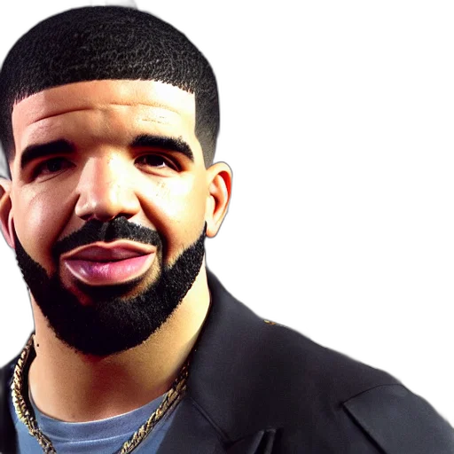 photorealistic, 3d render, drake transparent PNG cut-out