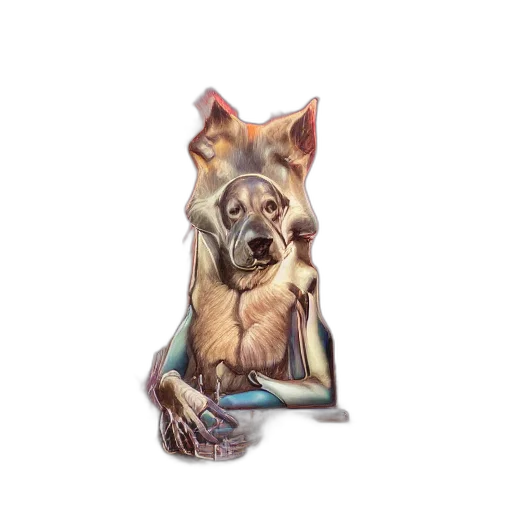 staff, animal, creature, face transparent PNG cut-out