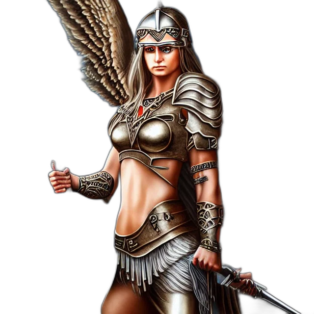 sword, jewelry, fantasy art, concept art, comic book art, pixel art, beautiful, valkyrie transparent PNG cut-out