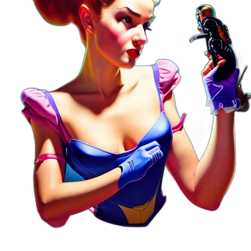 robot, weapon, dress, concept art transparent PNG cut-out