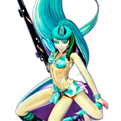staff, weapon, dress, concept art, anime, fantasy art, comic book art, green transparent PNG cut-out