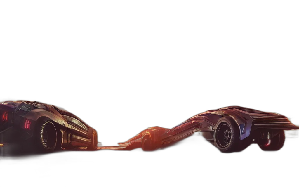 car, weapon, hair, shoes, 3d render, concept art, photorealistic, fantasy art transparent PNG cut-out