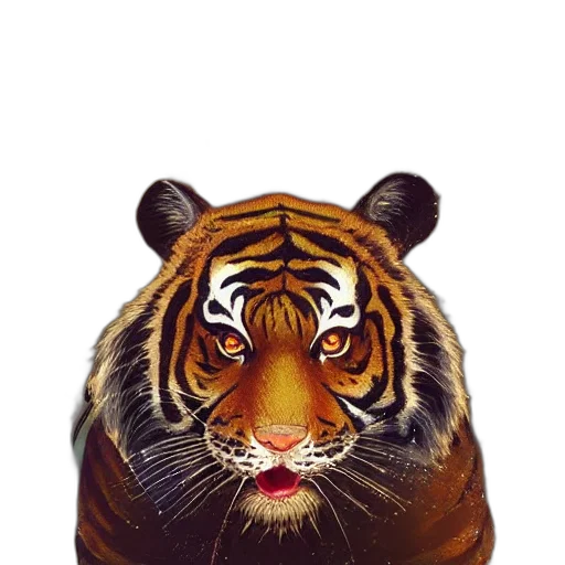 animal, mask, face, creature, photorealistic, concept art, oil painting, 3d render transparent PNG cut-out