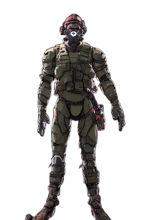 robot, concept art, 3d render, pixel art transparent PNG cut-out