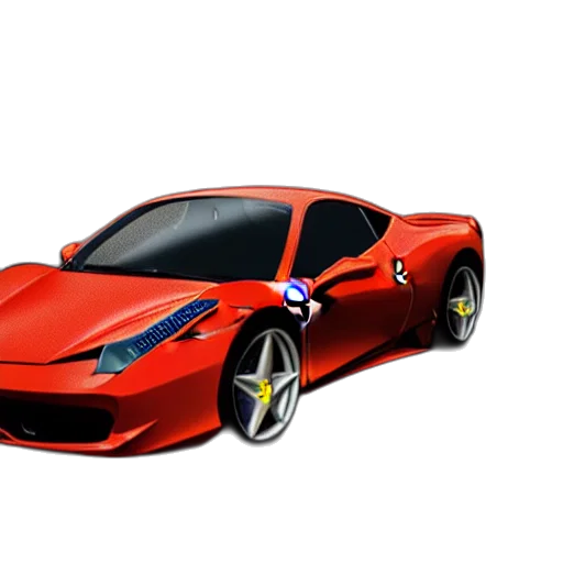 car, weapon, animal, 3d render transparent PNG cut-out