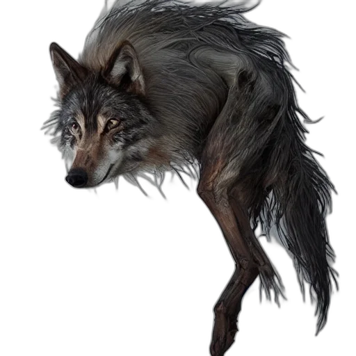 animal, creature, hair, staff transparent PNG cut-out
