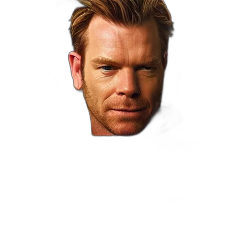 face, hair, mask, creature transparent PNG cut-out