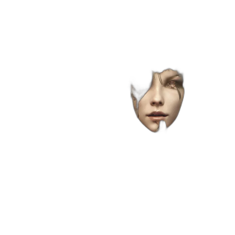 face, mask, creature, hat transparent PNG cut-out