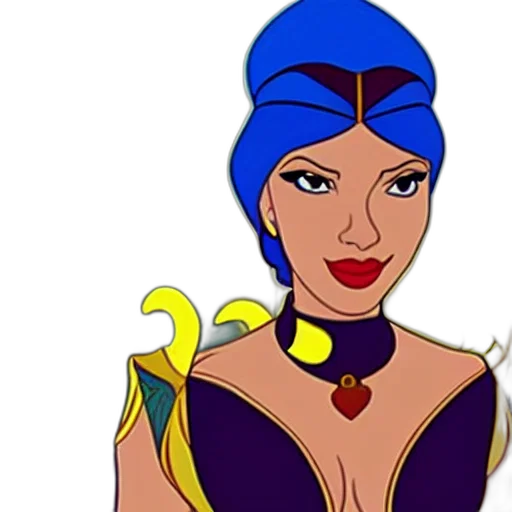 jewelry, cartoon, comic book art, concept art, fantasy art, scarlett, johansson, genie transparent PNG cut-out