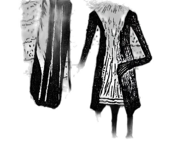 dress, jacket, mask, creature transparent PNG cut-out