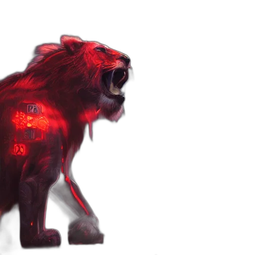 animal, creature, concept art, 3d render transparent PNG cut-out