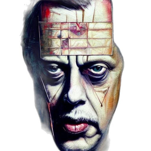 mask, face, comic book art, concept art transparent PNG cut-out
