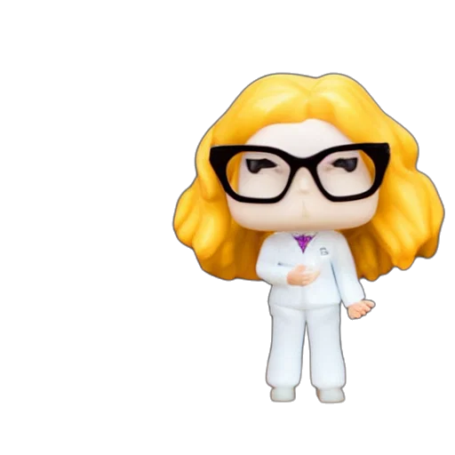staff, hair, cartoon, 3d render transparent PNG cut-out