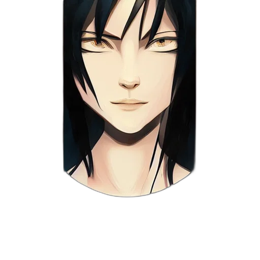 face, mask, anime, pixel art transparent PNG cut-out