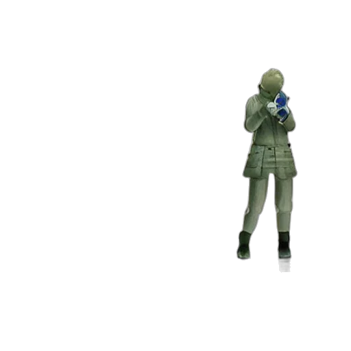 weapon, robot, jacket, staff transparent PNG cut-out