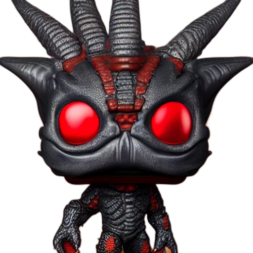 creature, dragon, 3d render, concept art, funko, pop, photo, studio transparent PNG cut-out