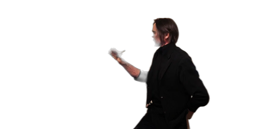 hair, sword, jacket, staff, concept art, 3d render, fog, fire transparent PNG cut-out