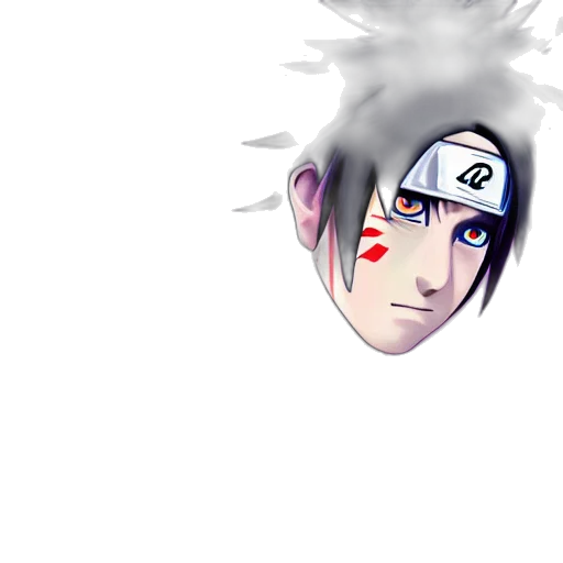 mask, face, anime, 3d render transparent PNG cut-out