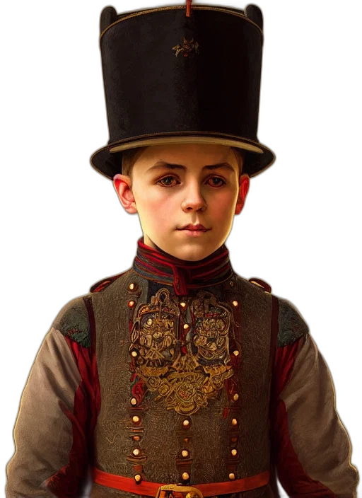hat, face, staff, crown, photorealistic, concept art, 3d render, oil painting transparent PNG cut-out