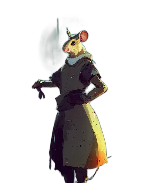 staff, mask, robot, jacket transparent PNG cut-out