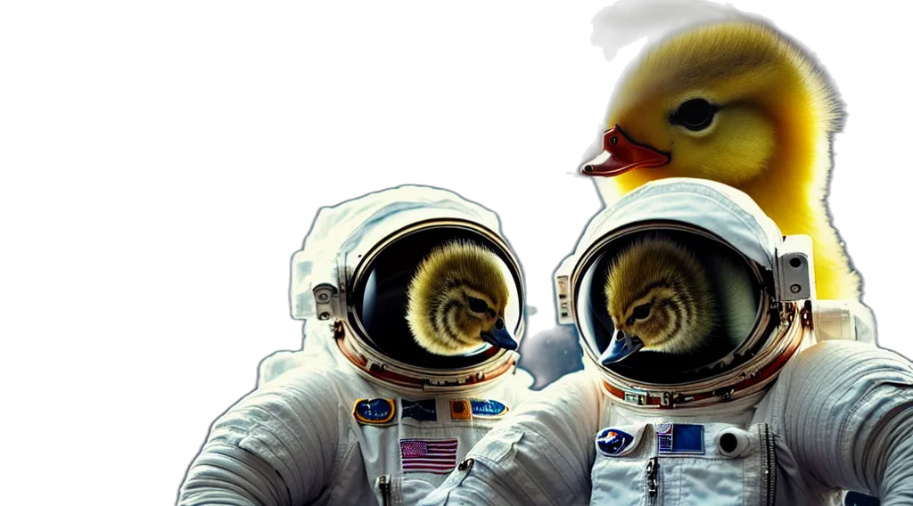 mask, concept art, outer space, underwater, golden, epic, portrait, astronaut transparent PNG cut-out