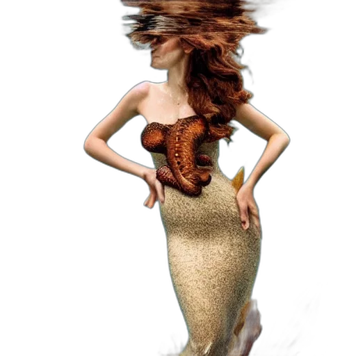 hair, dress, creature, animal transparent PNG cut-out