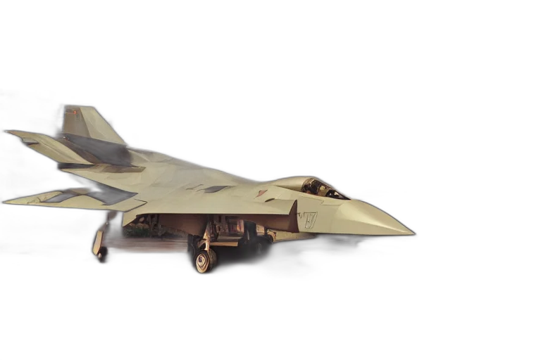 weapon, 3d render, concept art, fighter, jet, parked, alley, night transparent PNG cut-out