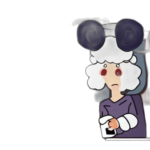 mask, staff, concept art, cartoon, pixel art, 3d render, fog, chef transparent PNG cut-out