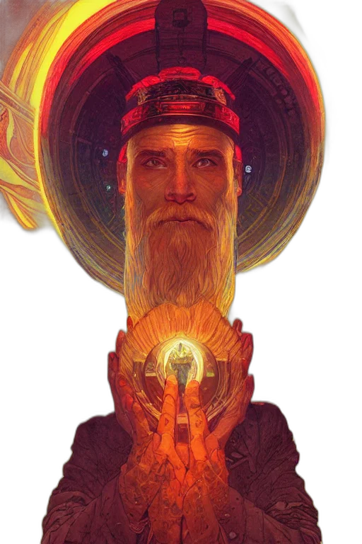 staff, face, crown, hat transparent PNG cut-out