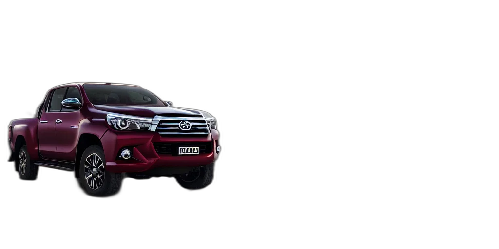 car, 3d render, toyota, hilux transparent PNG cut-out