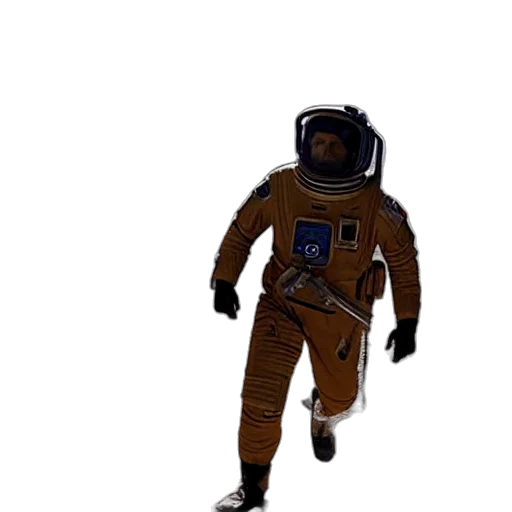 robot, jacket, staff, mask transparent PNG cut-out