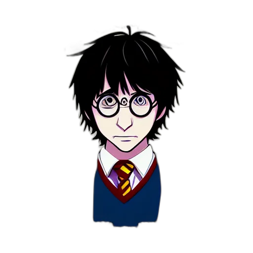 staff, cartoon, pixel art, concept art, anime, portrait, harry, potter transparent PNG cut-out