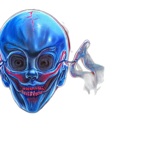 mask, face, creature, robot transparent PNG cut-out