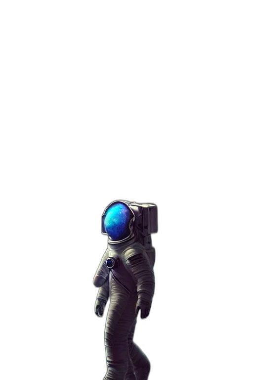 robot, staff, jacket, mask, concept art, pixel art, cyberpunk, 3d render transparent PNG cut-out