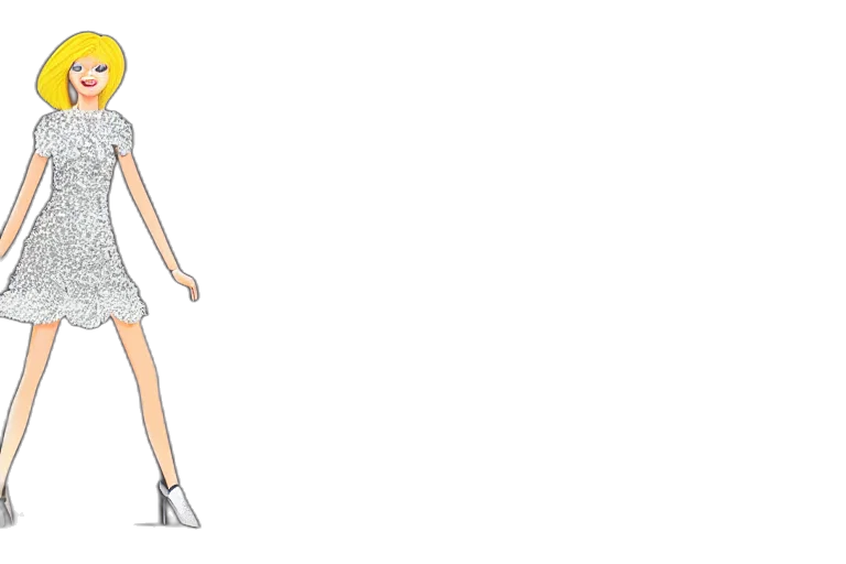 dress, shoes, cartoon, concept art transparent PNG cut-out