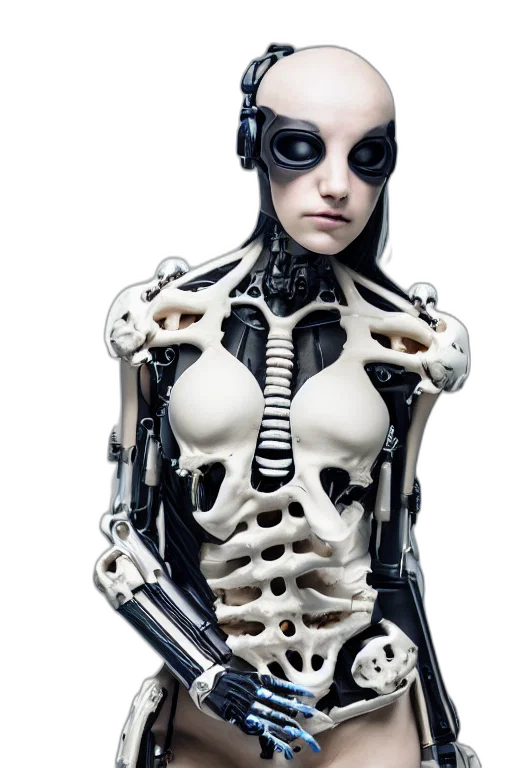 robot, dress, jewelry, animal, concept art, 3d render, cyberpunk, comic book art transparent PNG cut-out