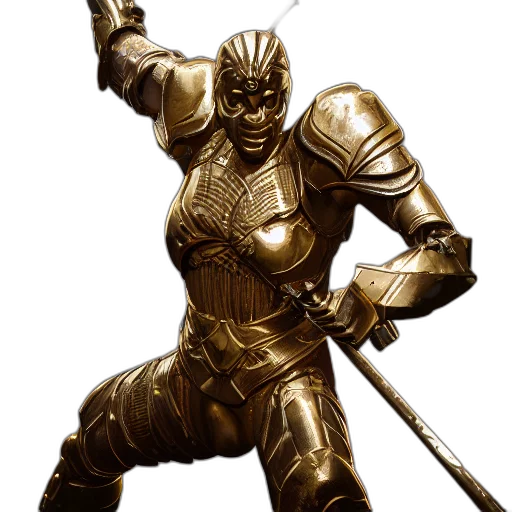 sword, weapon, robot, staff, concept art, fantasy art, 3d render, comic book art transparent PNG cut-out