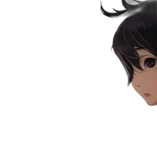 face, mask, hair, weapon transparent PNG cut-out