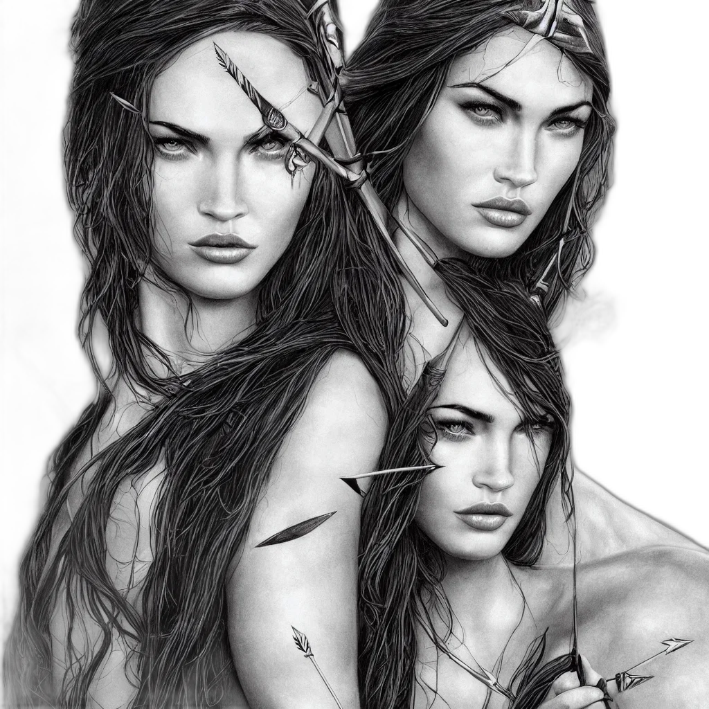 jewelry, crown, fantasy art, pencil sketch transparent PNG cut-out