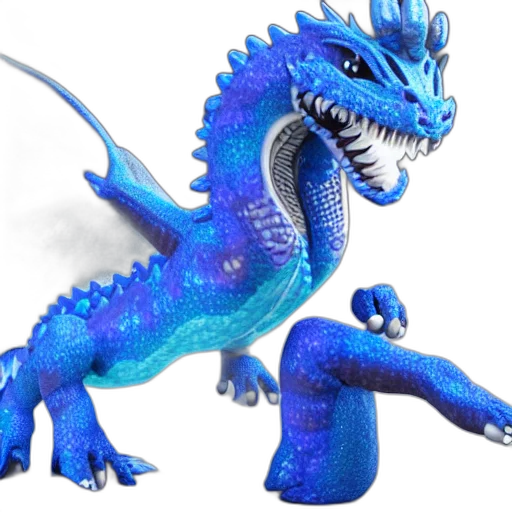 dragon, creature, animal, 3d render transparent PNG cut-out