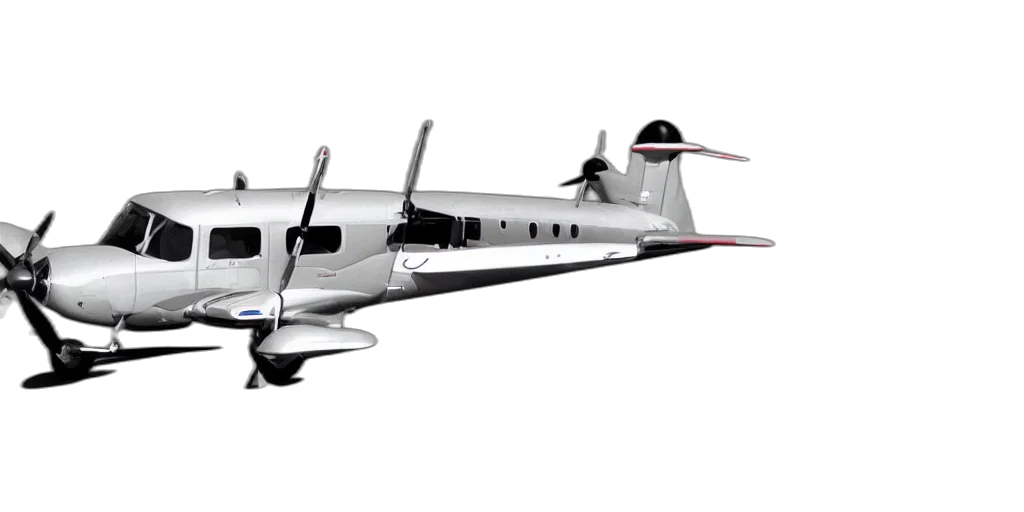 3d render, concept art, photorealistic, beechcraft transparent PNG cut-out