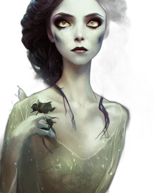 mask, face, creature, dress, fantasy art, concept art, comic book art, photorealistic transparent PNG cut-out